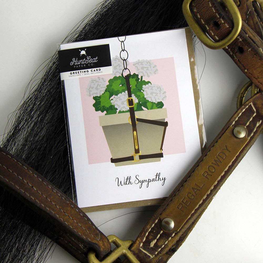 With Sympathy - Horse Grief Greeting Card