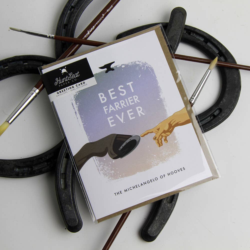 Best Farrier Ever - Greeting Card