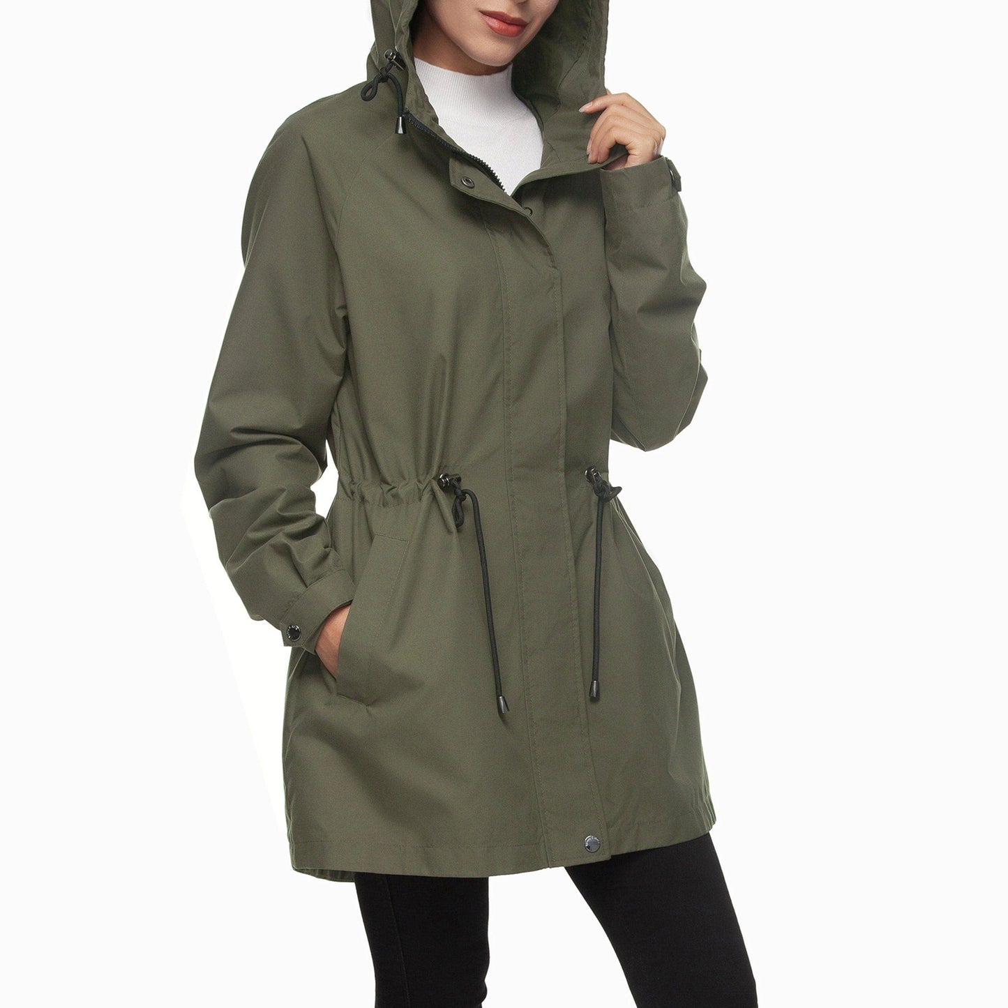 Women's Hooded Rain Coat