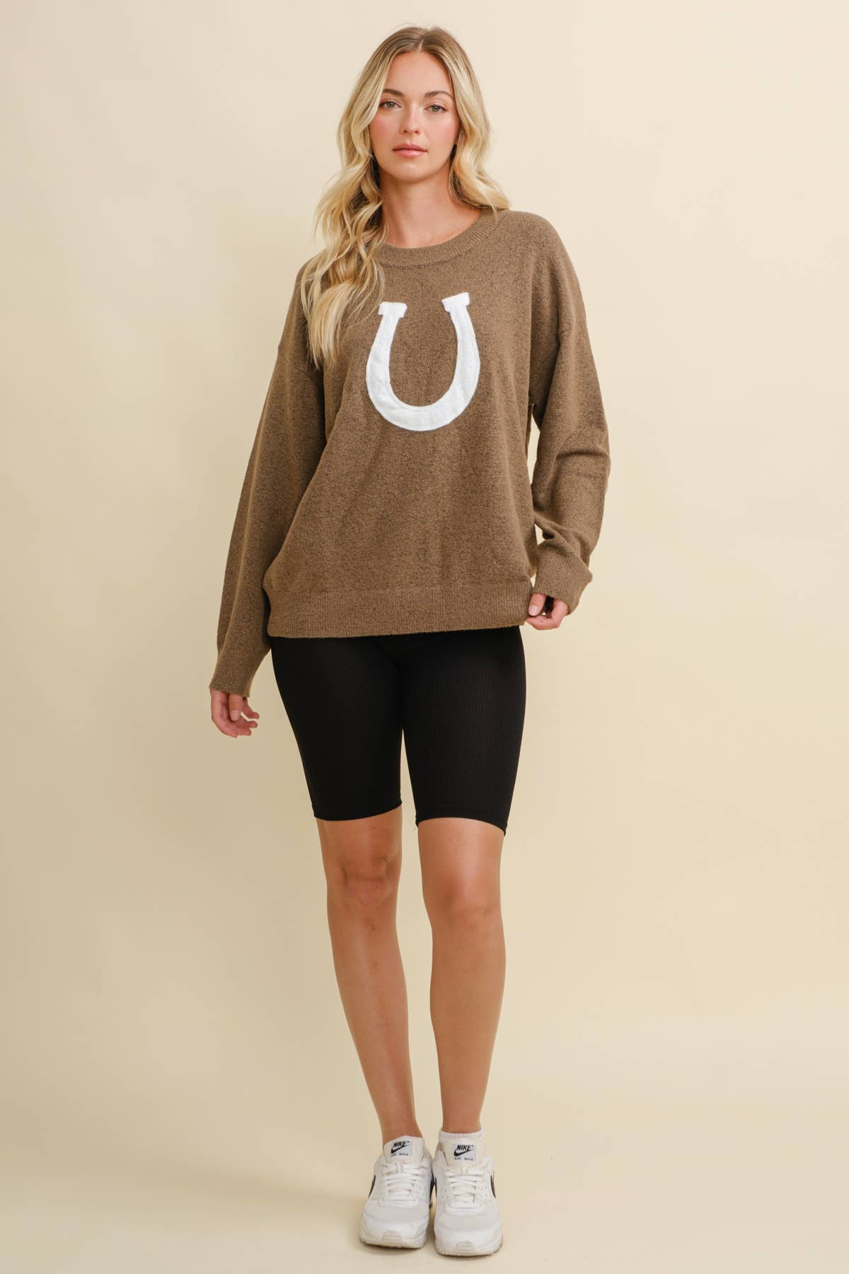 Oversized Horse Shoe Sweater