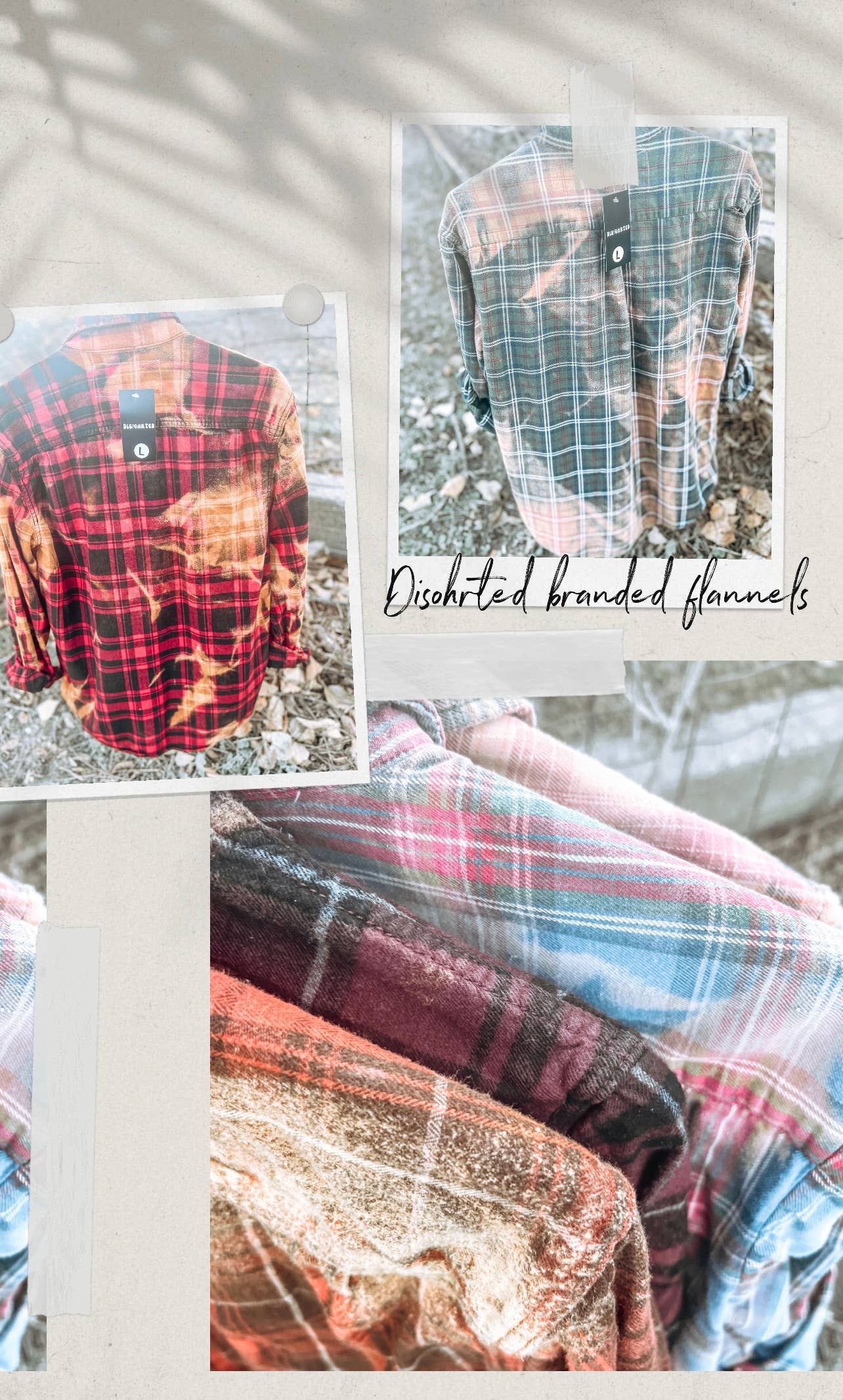 Hand Bleached Flannels