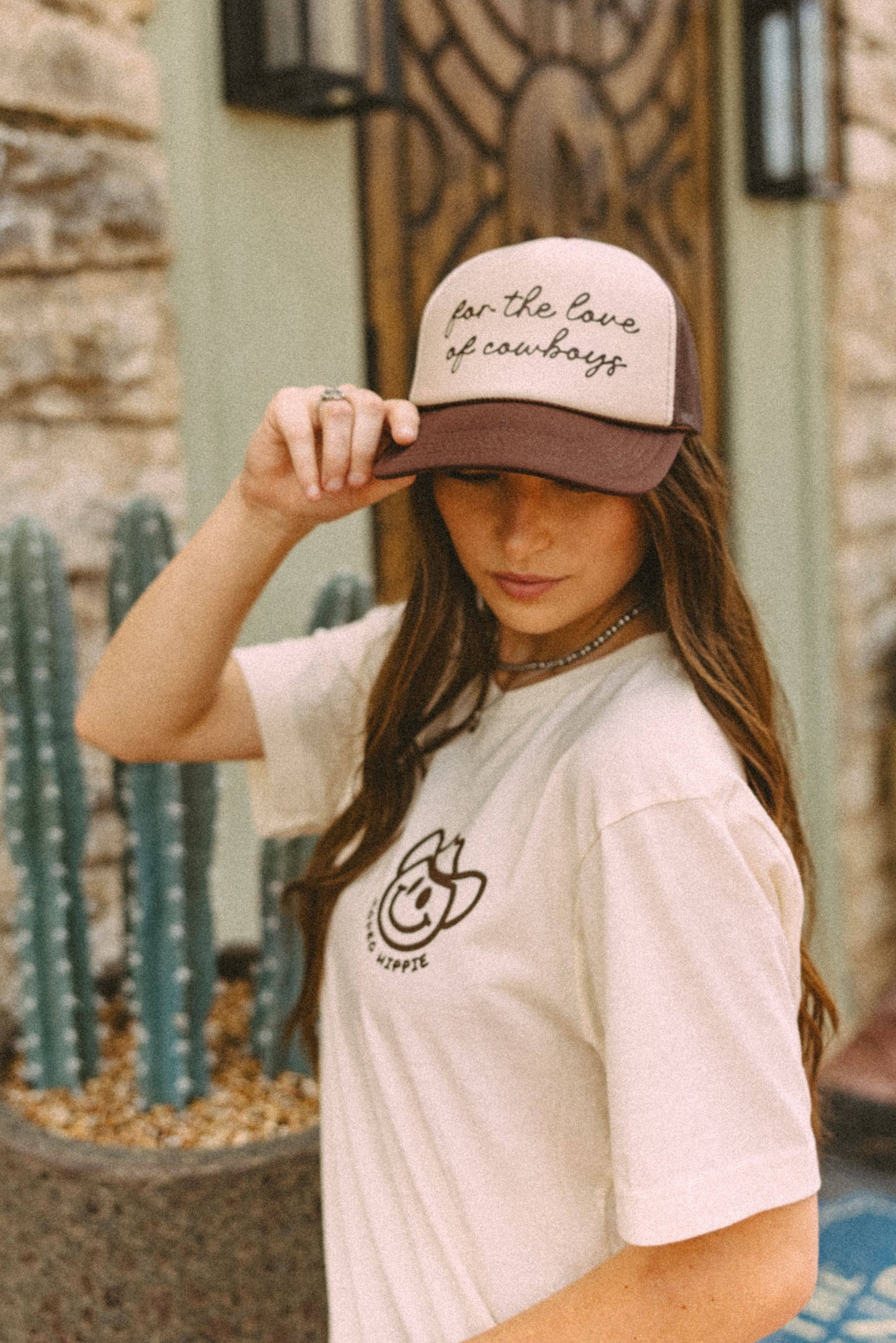 FOR THE LOVE OF COWBOYS TRUCKER HAT