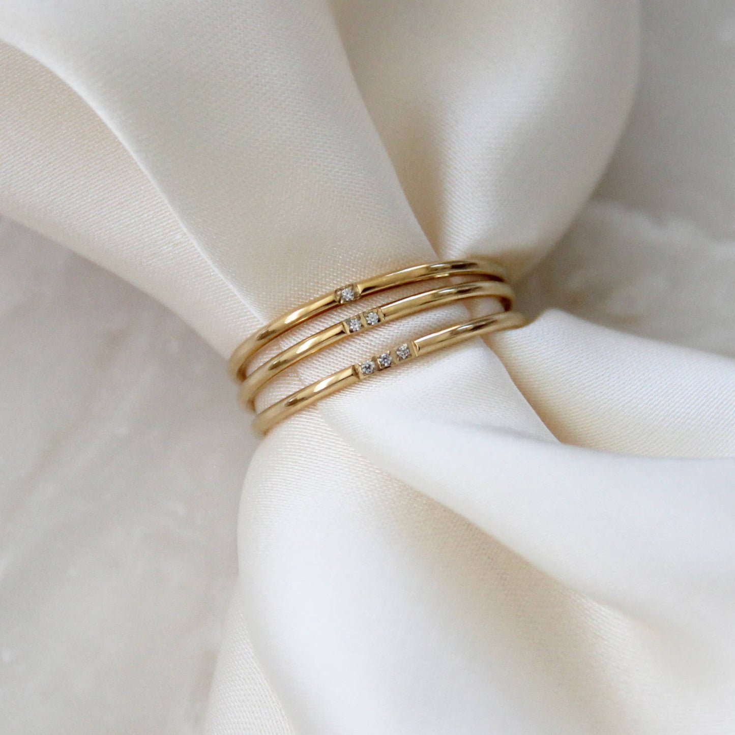 Mina Band 3 Ring Set