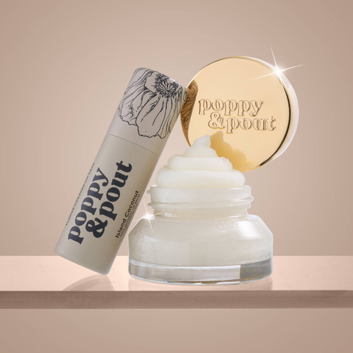 Poppy & Pout - Lip Care Duo, Island Coconut
