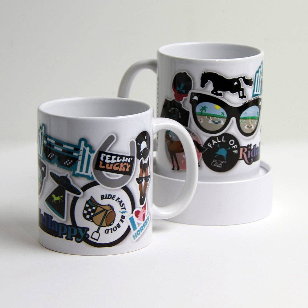 Sticker Mug Coffee Mug