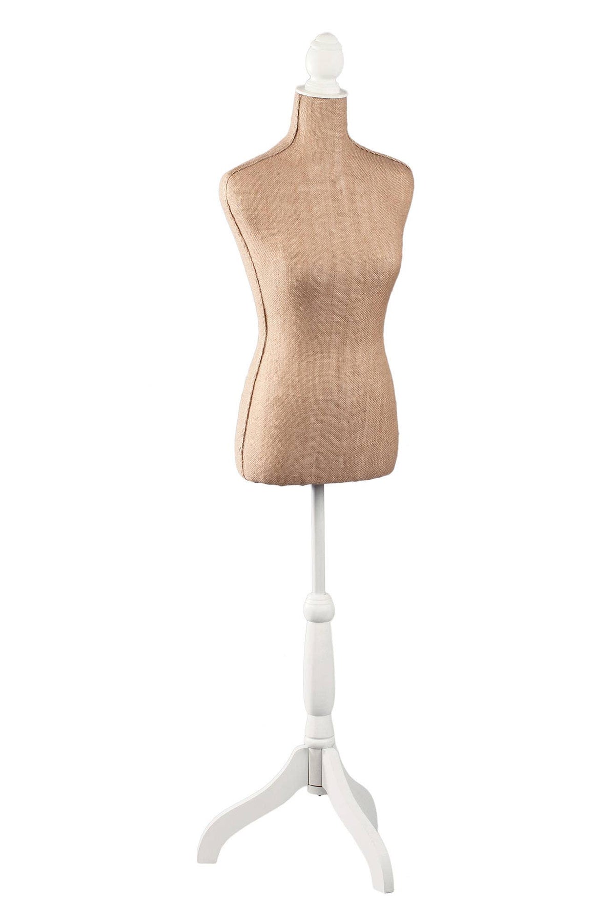 Linen & Burlap Floor or Tabletop Body Forms - Fiberglass