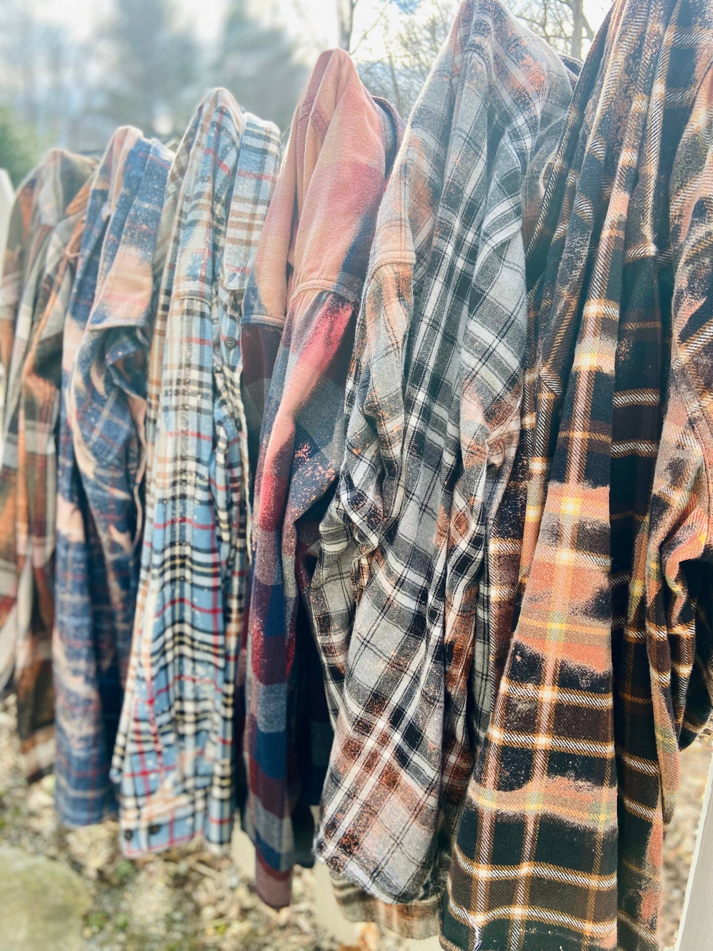Hand Bleached Flannels