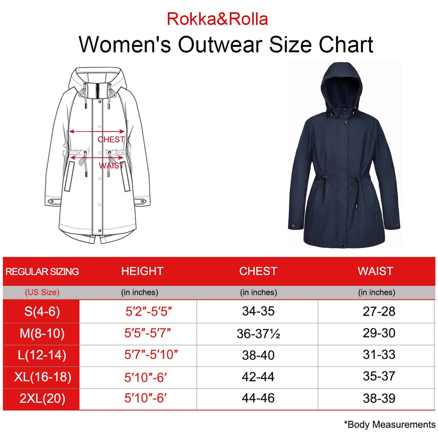 Women's Hooded Rain Coat