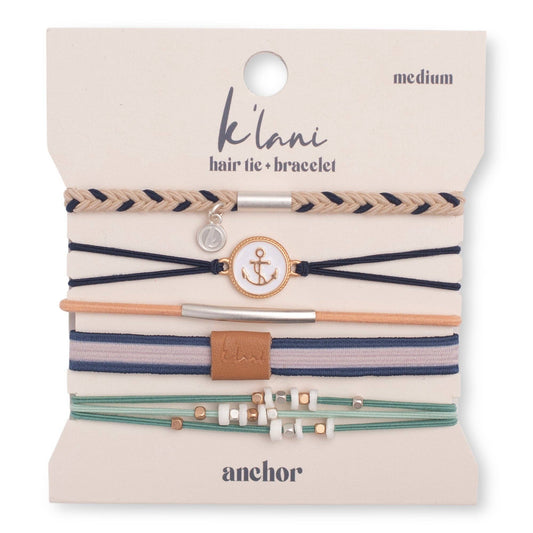 Anchor Hair Tie Bracelets