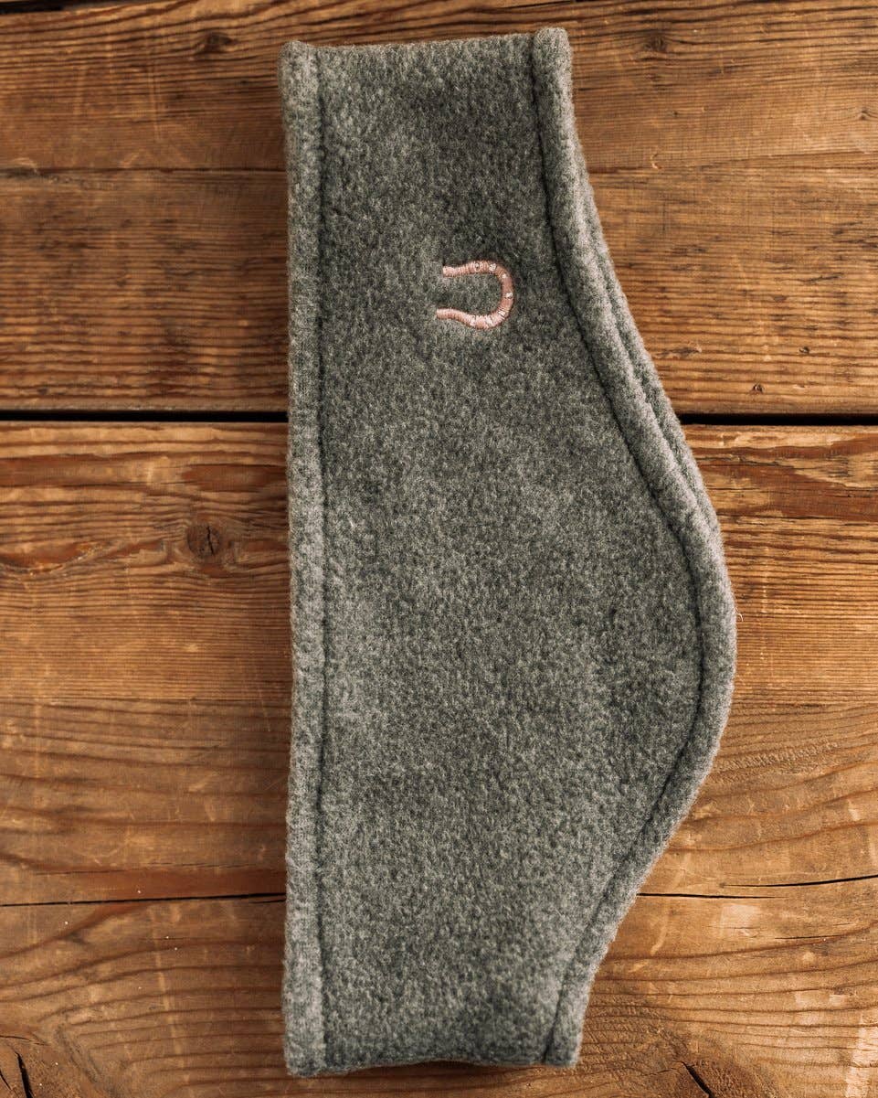 Lucky Horseshoe Fleece Headband