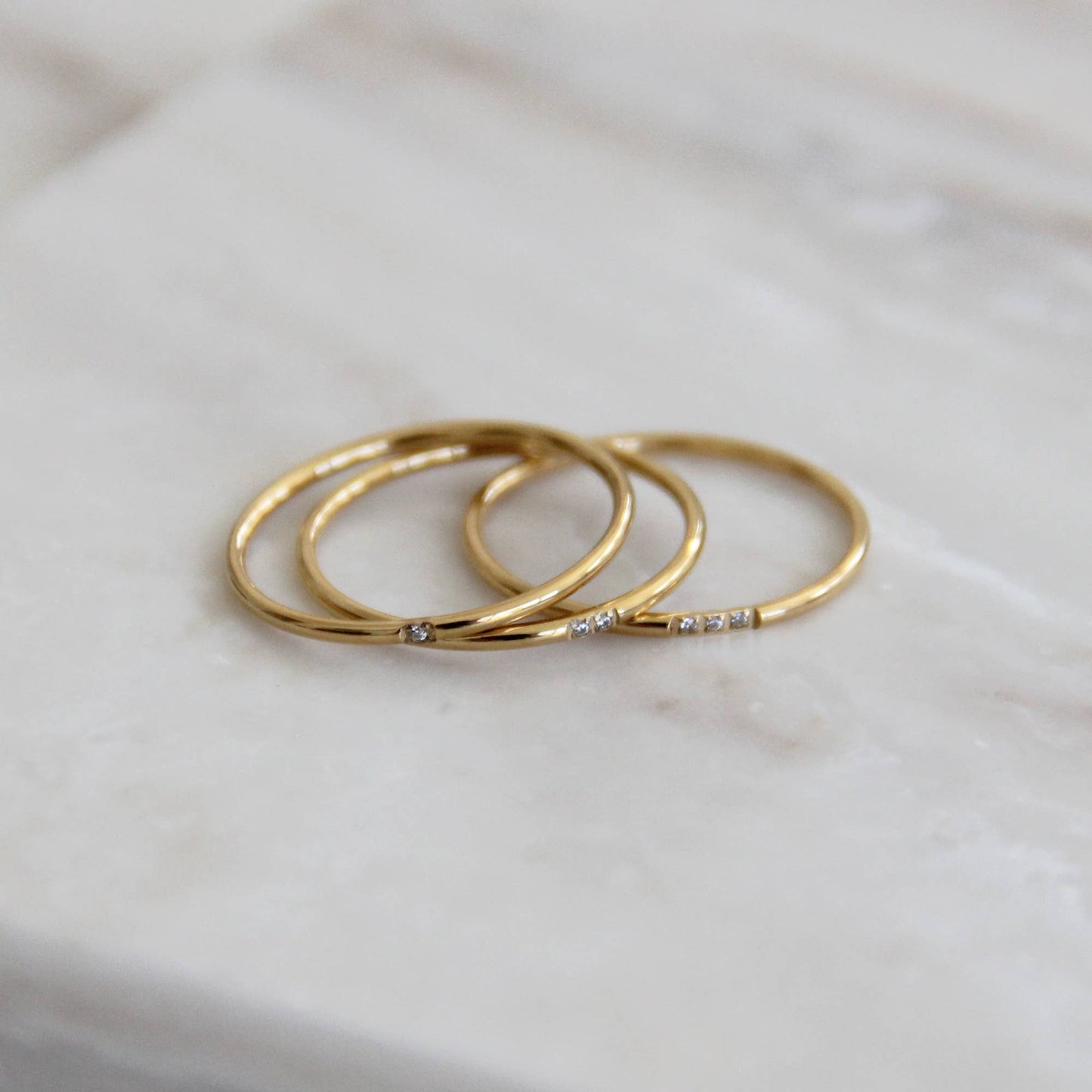 Mina Band 3 Ring Set