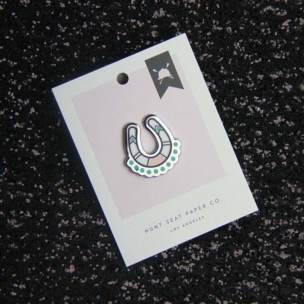 Lucky Thundering Hooves Pony Pin - Lucky Horseshoe