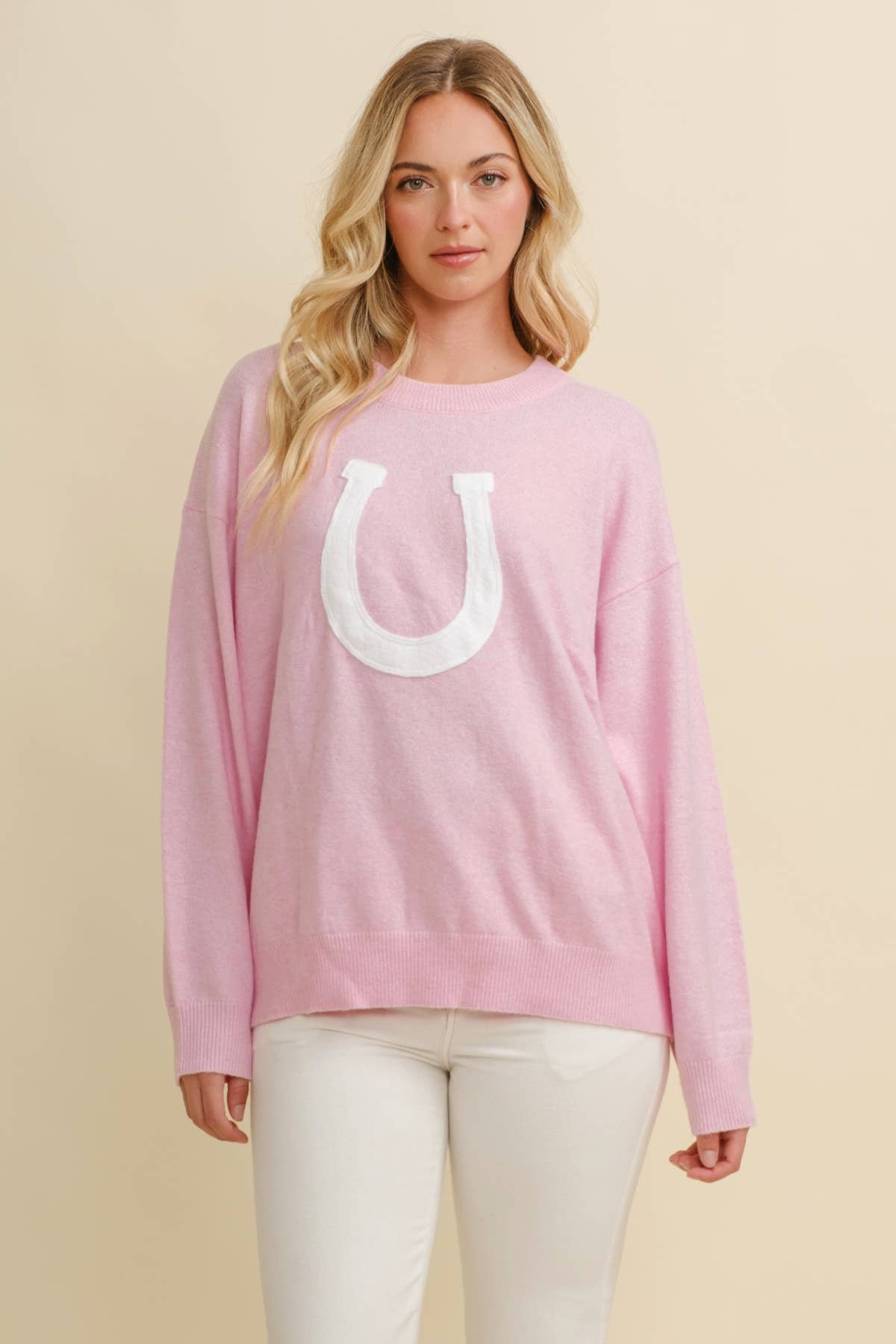 Oversized Horse Shoe Sweater