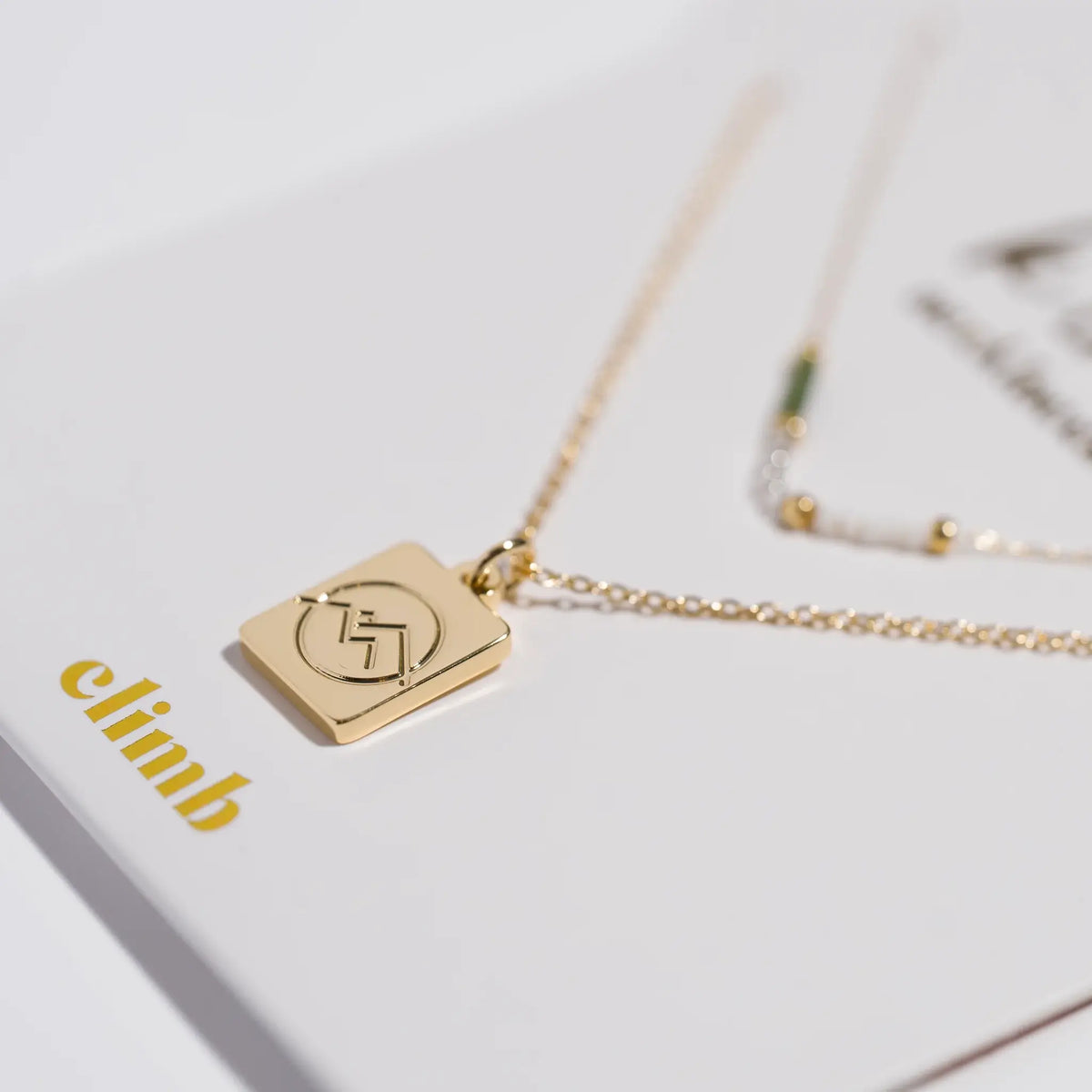 "Climb" Mountain Necklace Set
