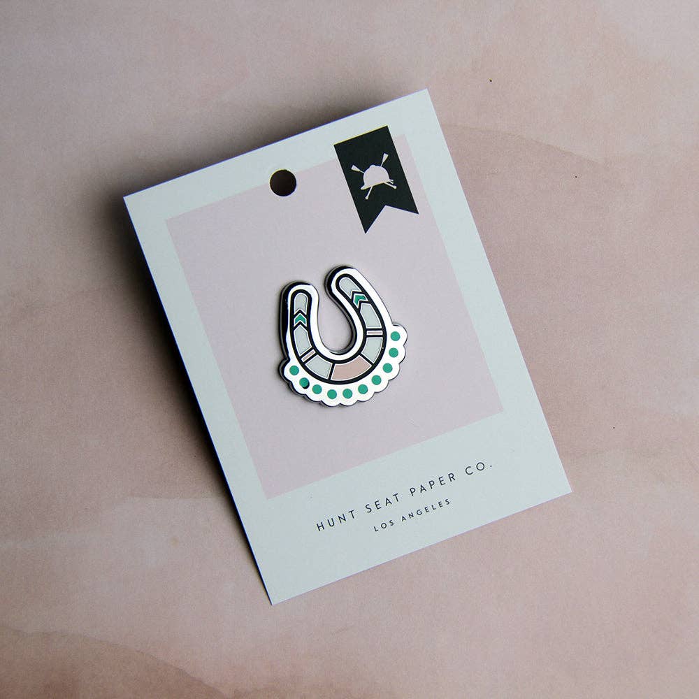 Lucky Thundering Hooves Pony Pin - Lucky Horseshoe