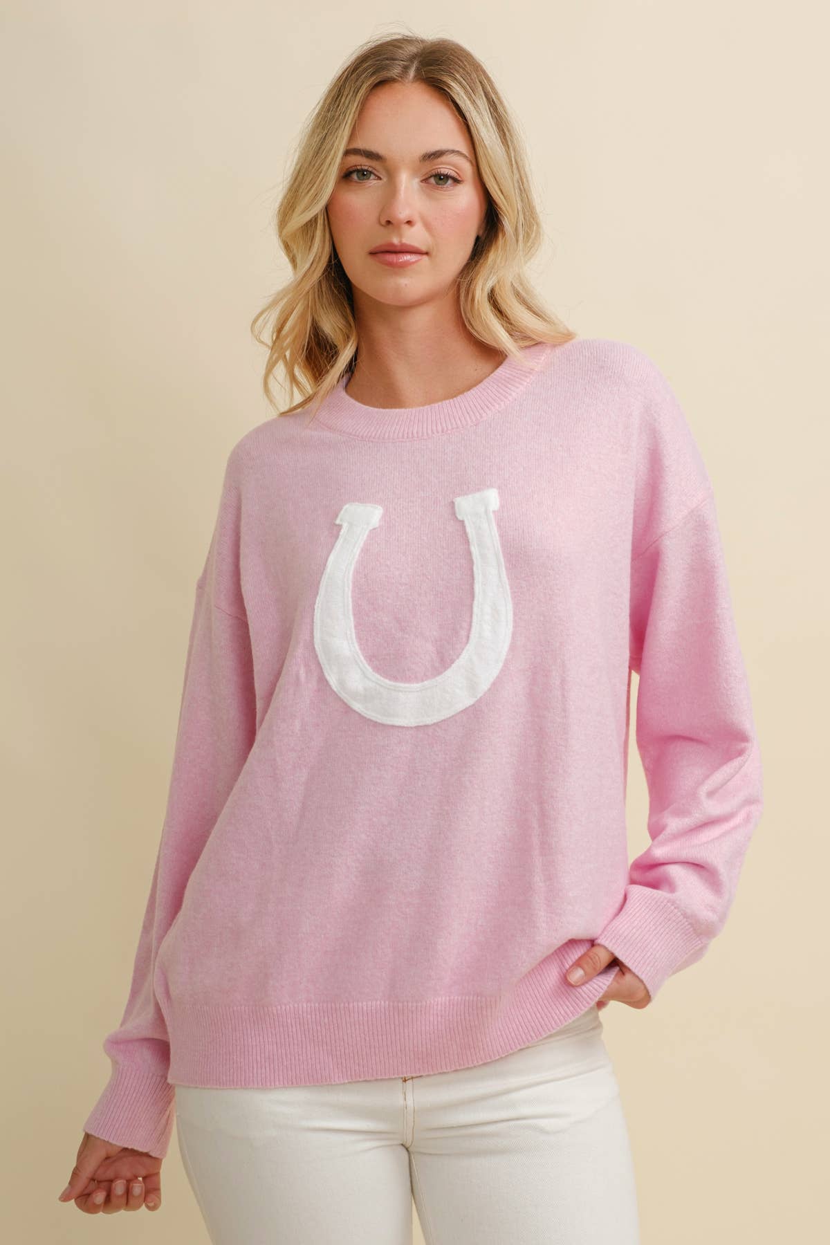 Oversized Horse Shoe Sweater