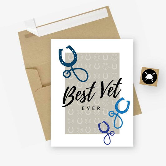 Best Vet Ever - Greeting Card