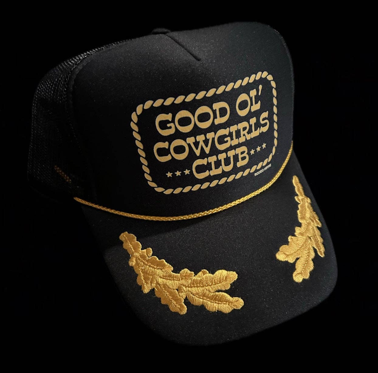 GOOD OL' COWGIRLS CLUB TRUCKER HAT