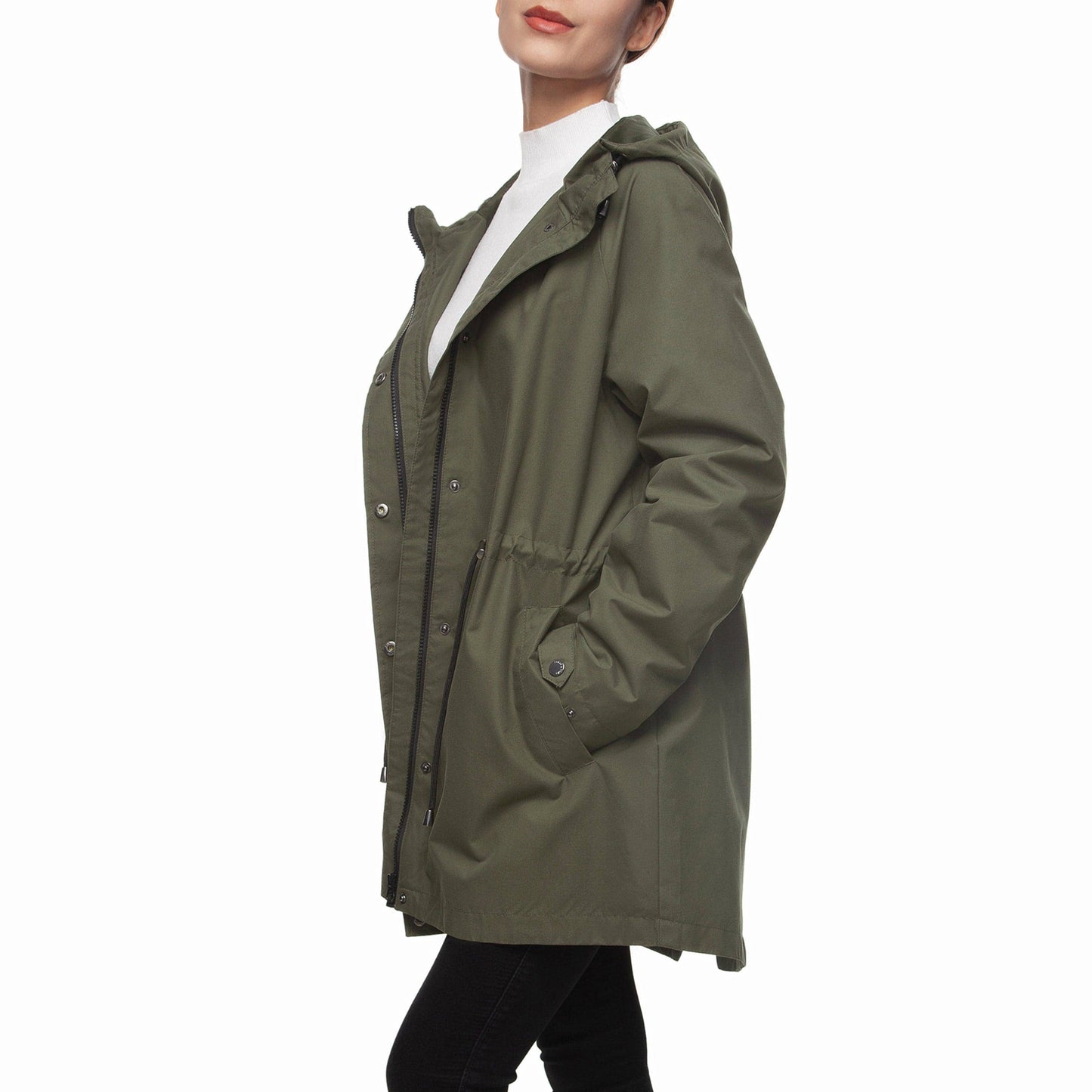 Women's Hooded Rain Coat