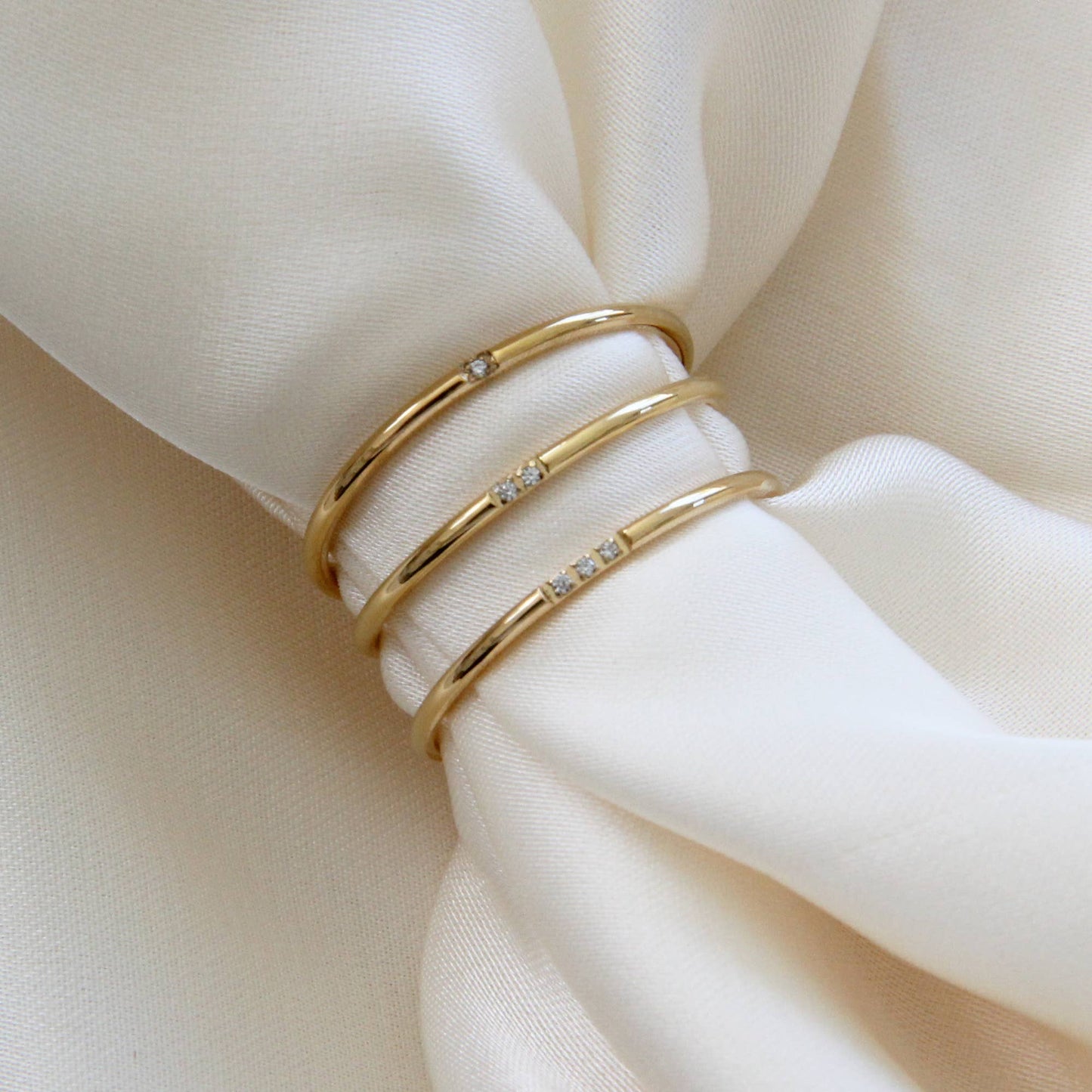 Mina Band 3 Ring Set