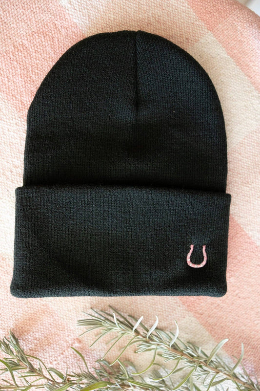 Horseshoe Beanie (Black)