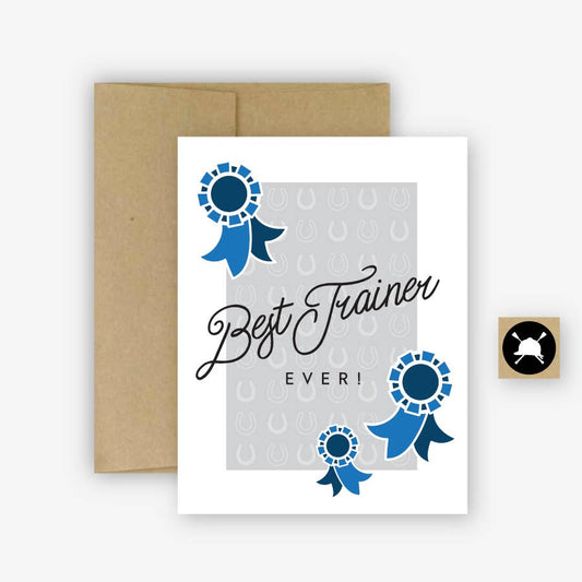 Best Horse Trainer Ever - Greeting Card
