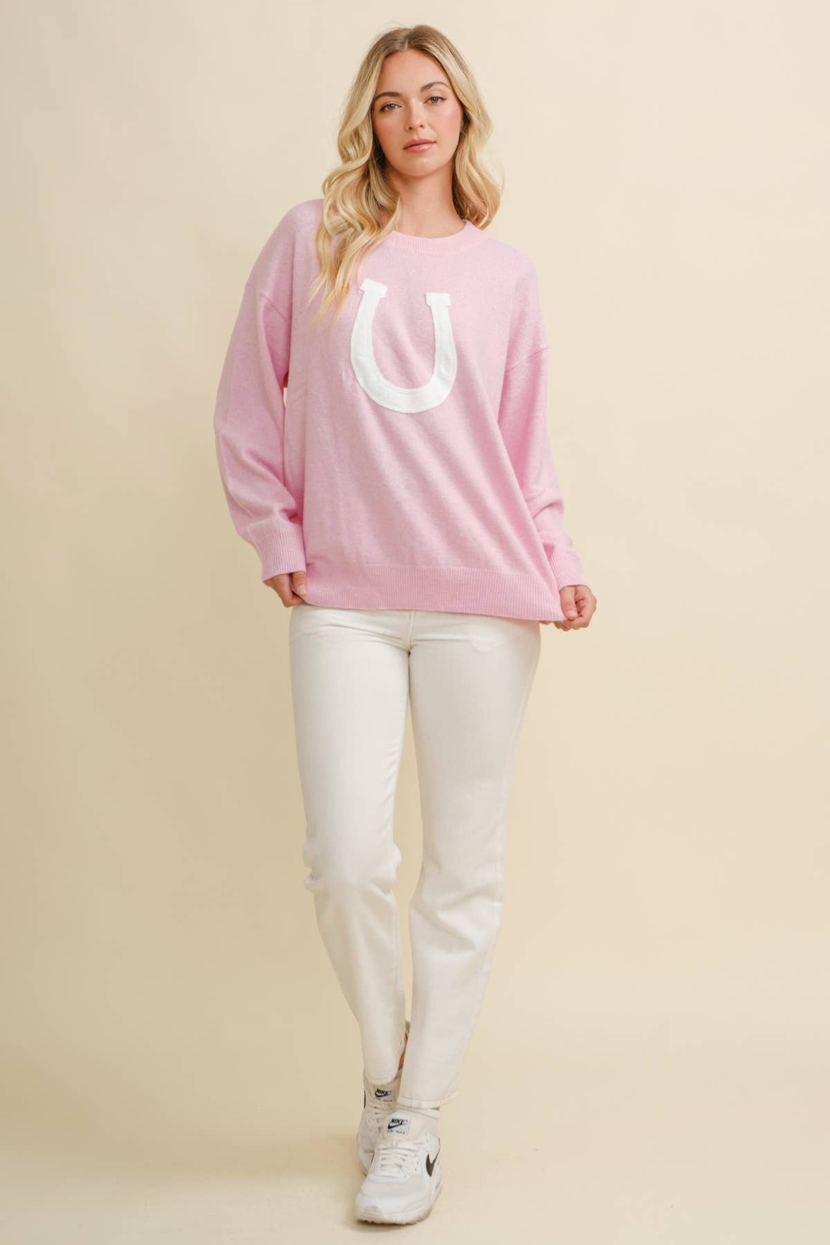 Oversized Horse Shoe Sweater