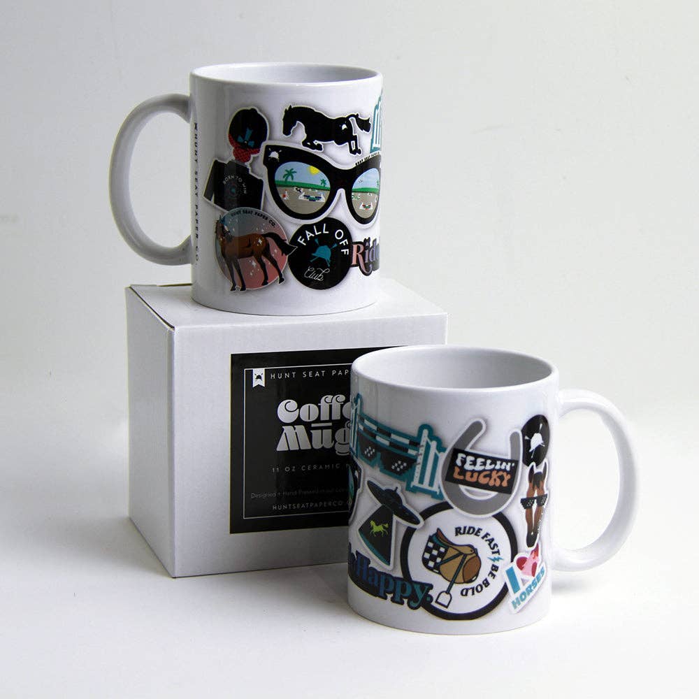Sticker Mug Coffee Mug