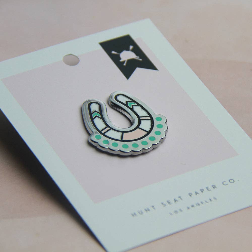 Lucky Thundering Hooves Pony Pin - Lucky Horseshoe