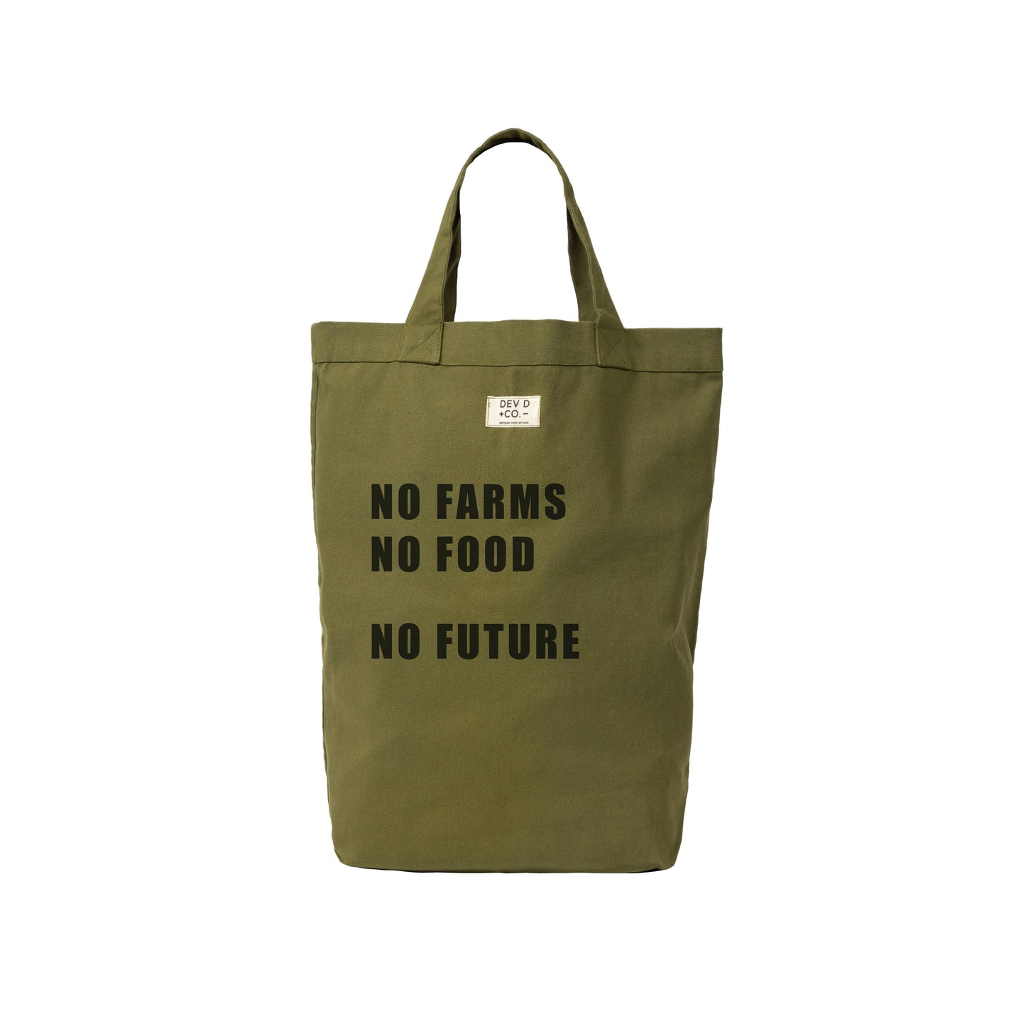 No Farms No Food No Future - Canvas Tote Bag