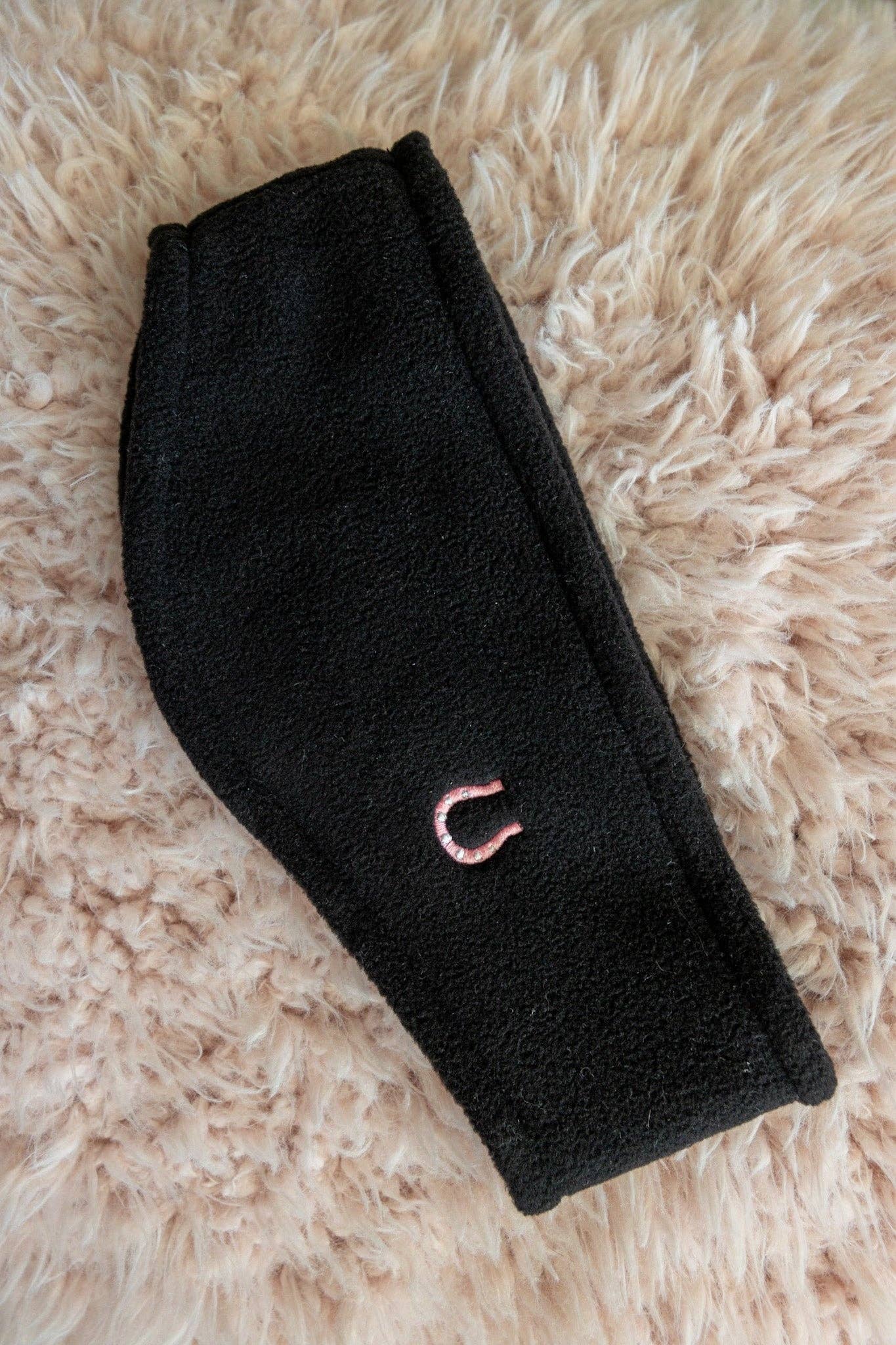 Lucky Horseshoe Fleece Headband