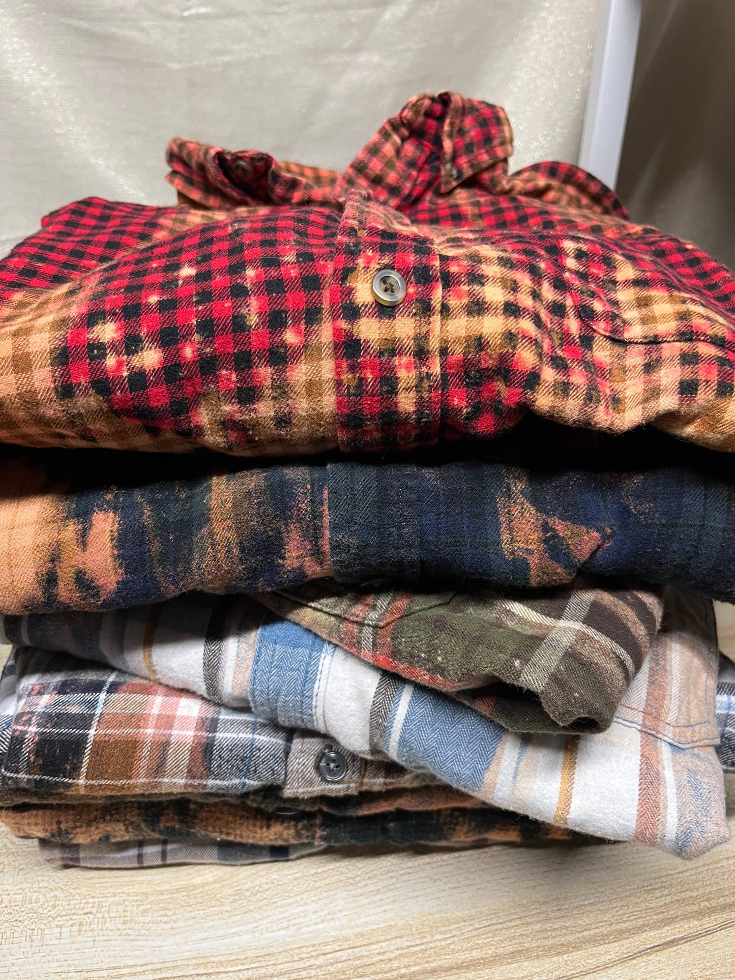 Hand Bleached Flannels