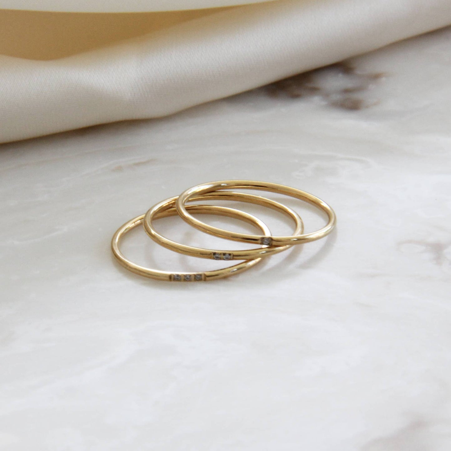 Mina Band 3 Ring Set