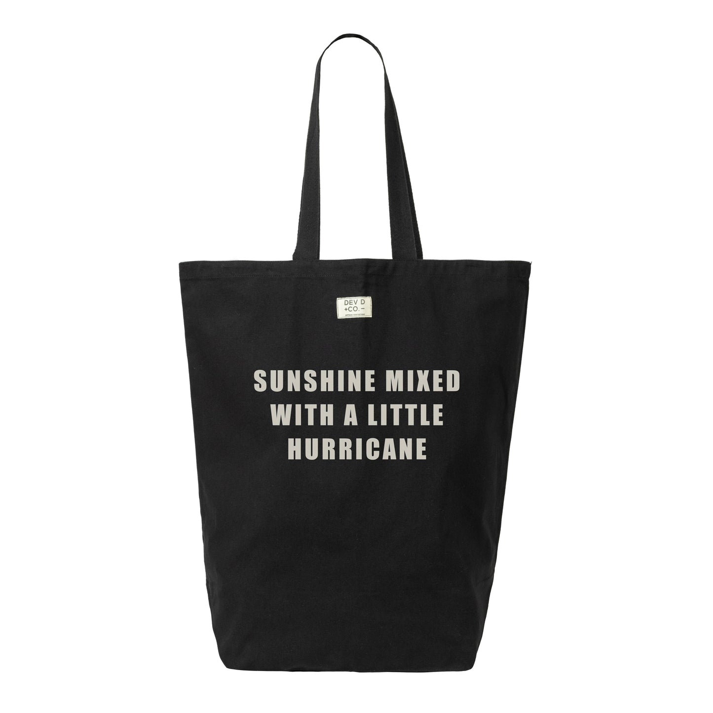 Sunshine Mixed With Hurricane - Canvas Tote Bag with Pocket