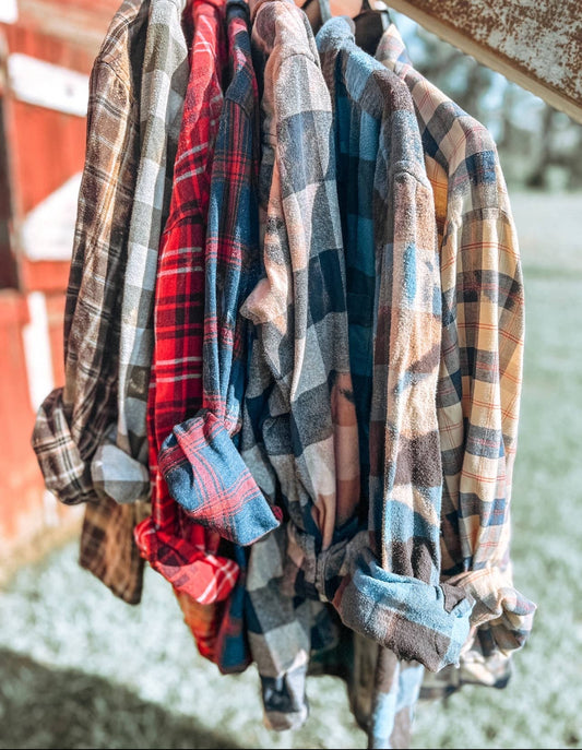 Hand Bleached Flannels