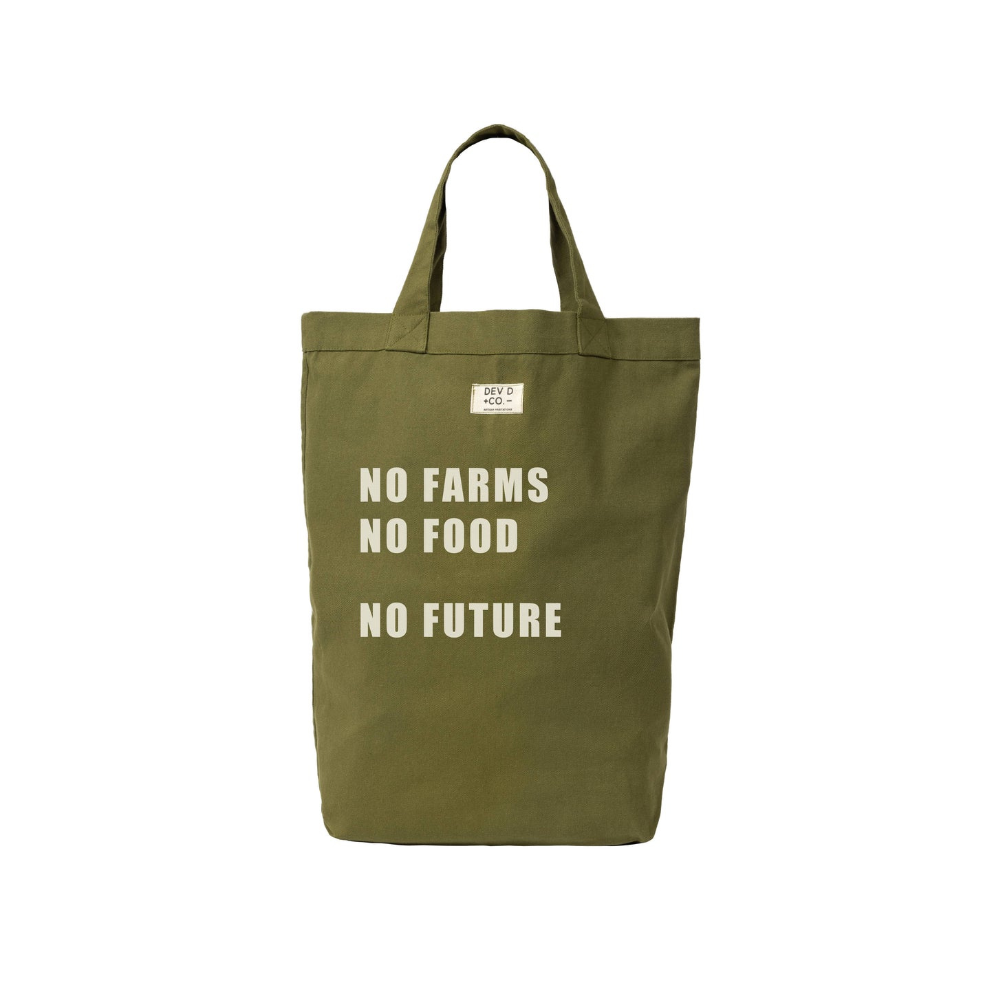 No Farms No Food No Future - Canvas Tote Bag
