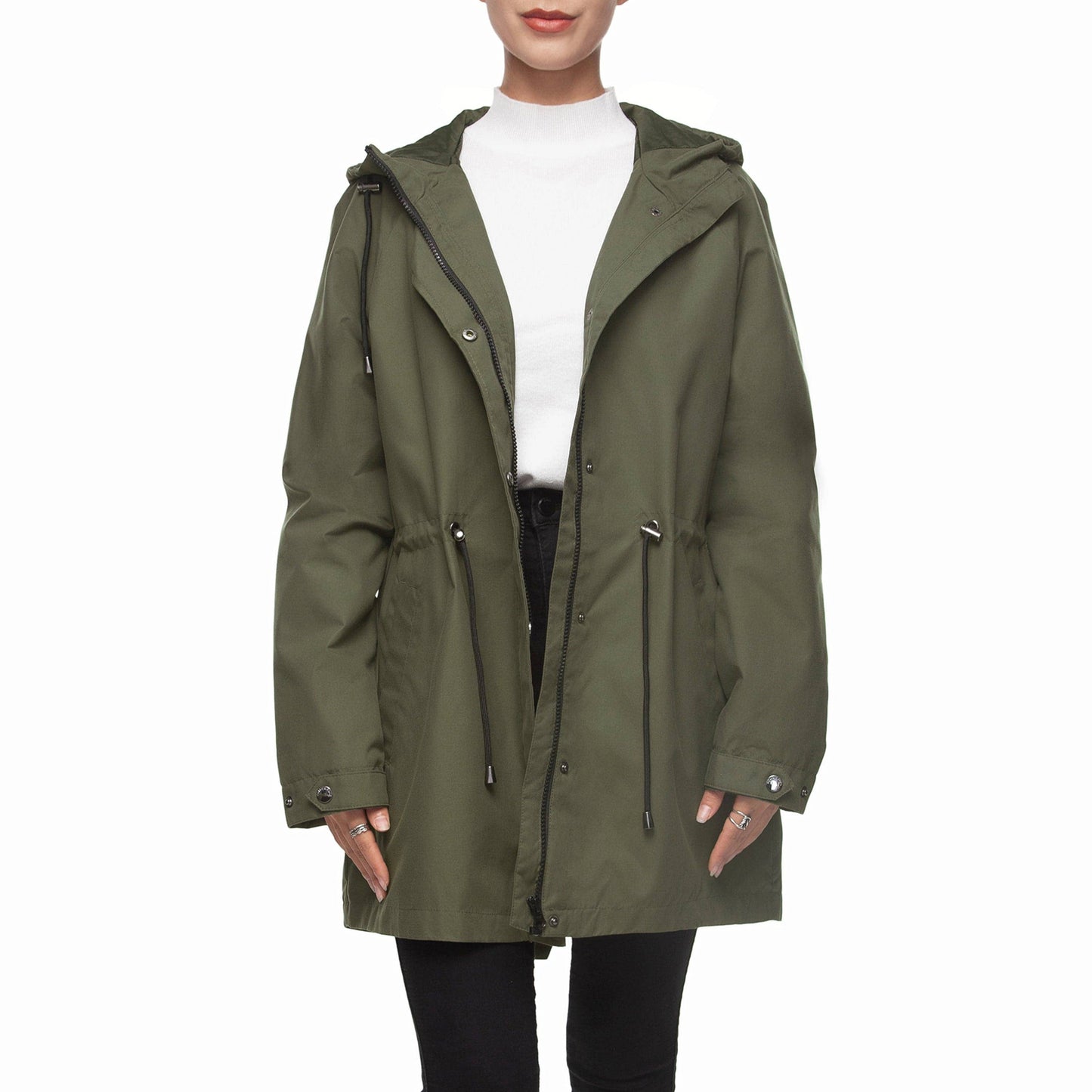 Women's Hooded Rain Coat