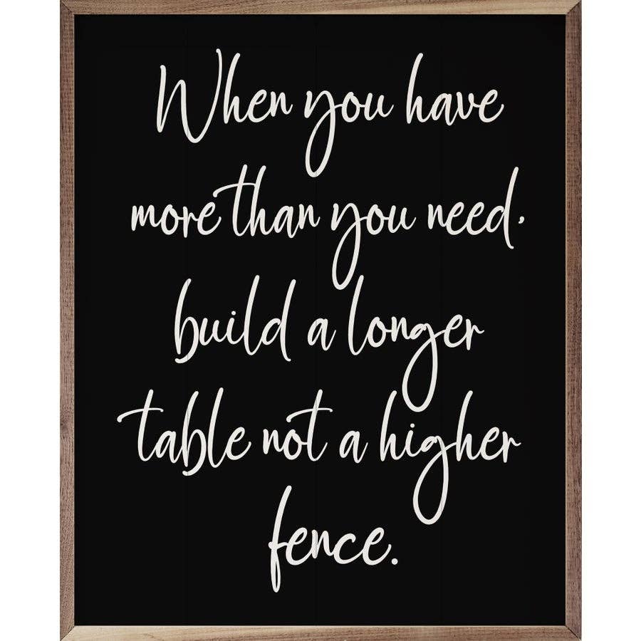 Longer Table Black - 8"x10"x1.5"