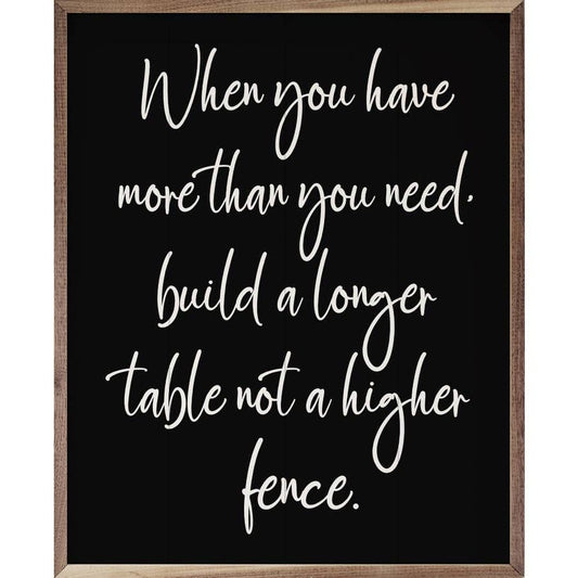 Longer Table Black - 8"x10"x1.5"