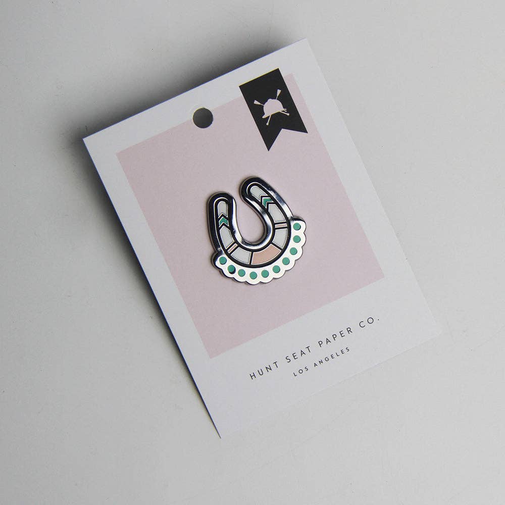 Lucky Thundering Hooves Pony Pin - Lucky Horseshoe