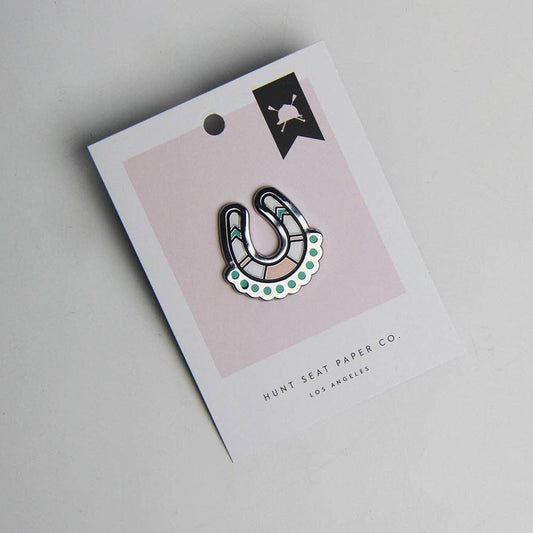 Lucky Thundering Hooves Pony Pin - Lucky Horseshoe