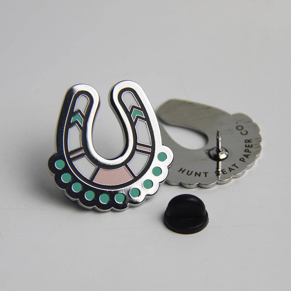 Lucky Thundering Hooves Pony Pin - Lucky Horseshoe