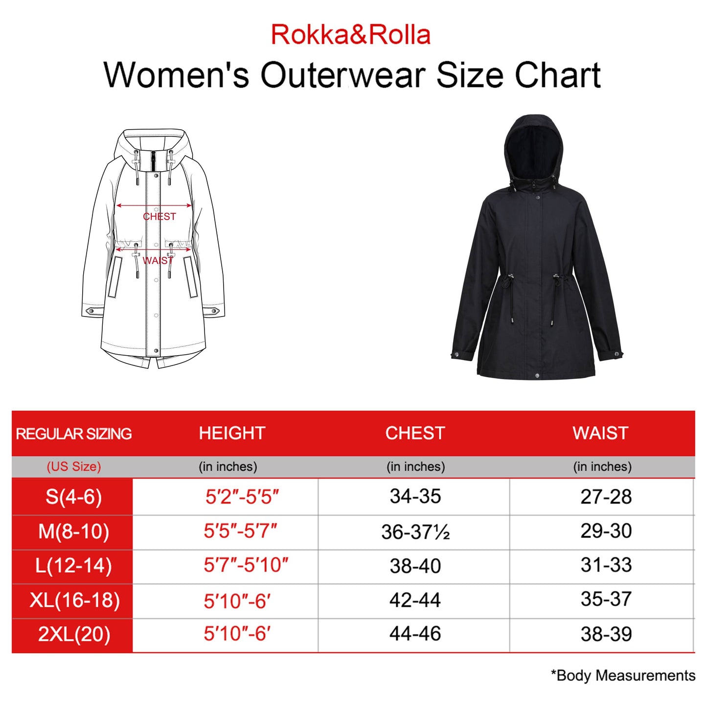 Women's Hooded Rain Coat